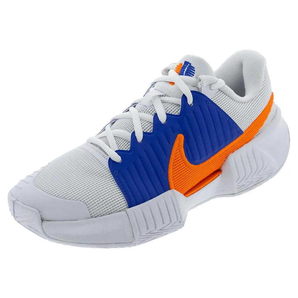 Men`s GP Challenge Pro Tennis Shoes White and Hyper Crimson