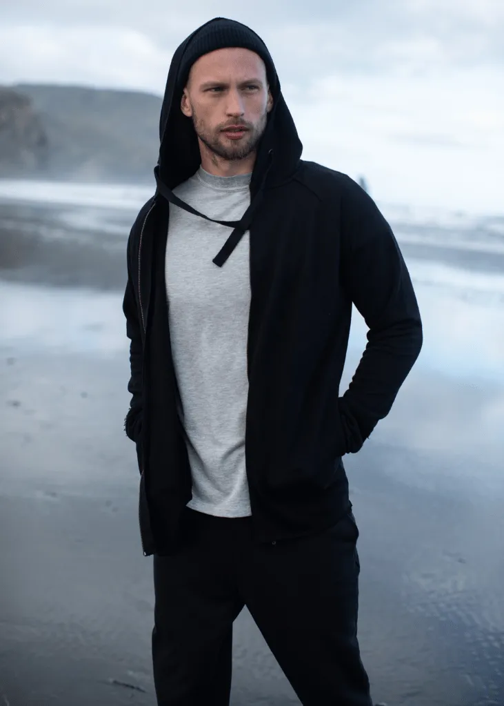 Men's Simple Zip Hoodie