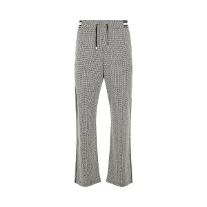 Monogram Jacquard Pyjama Pants in Ivory