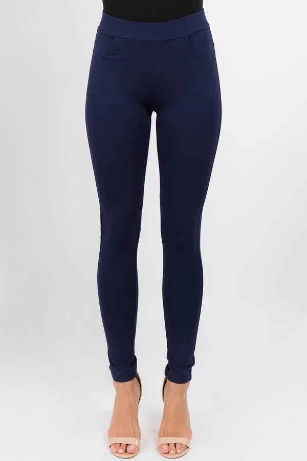 My Perfect Ponte Pants in Navy