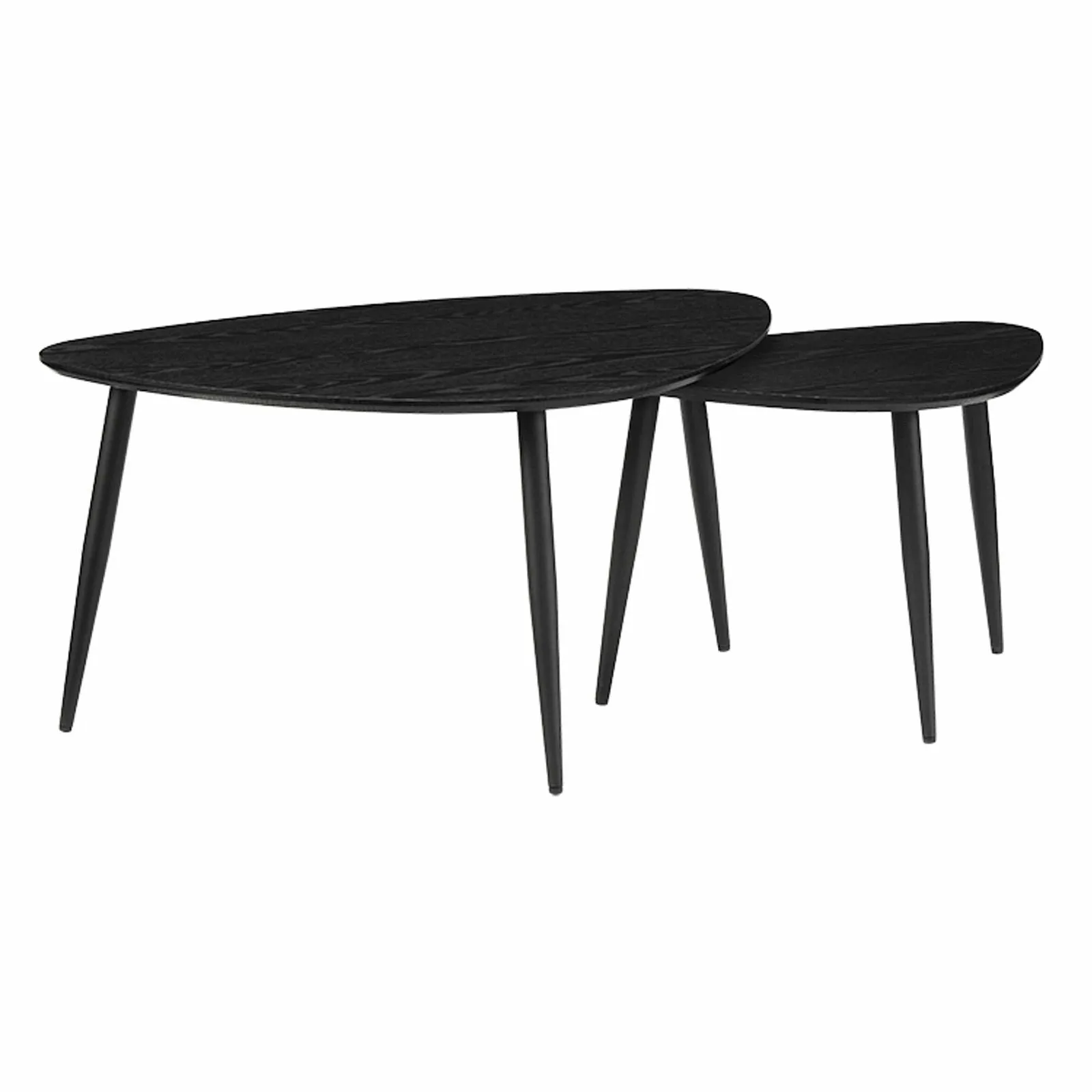 Nested Coffee Table Black on Black Oak by Urban Style