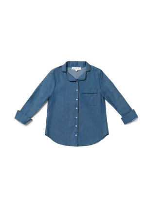 PJ Blouse - Dark Chambray