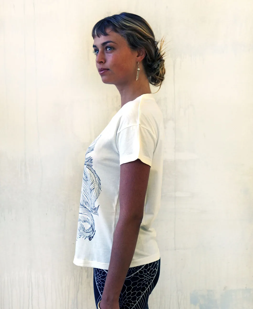 Plume White Women's Tee Shirt