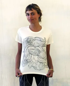 Plume White Women's Tee Shirt