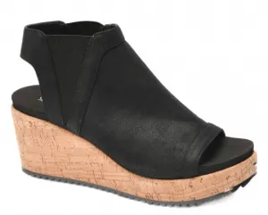 "Easy Now" Corkys Black Wedge