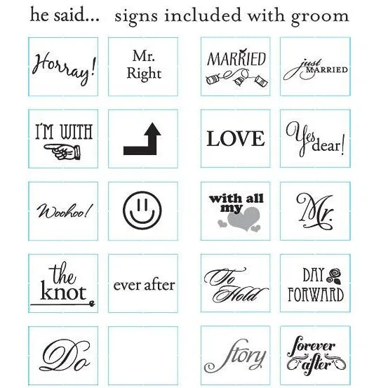 Read My Sign - Groom Figurines