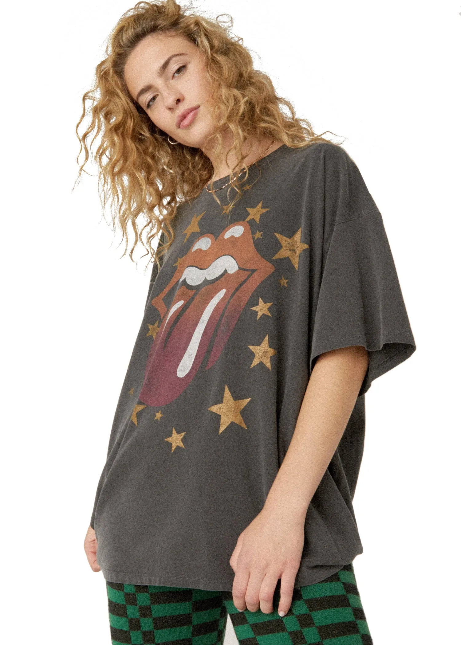 Rolling Stones Oversized Band Shirt by Daydreamer LA