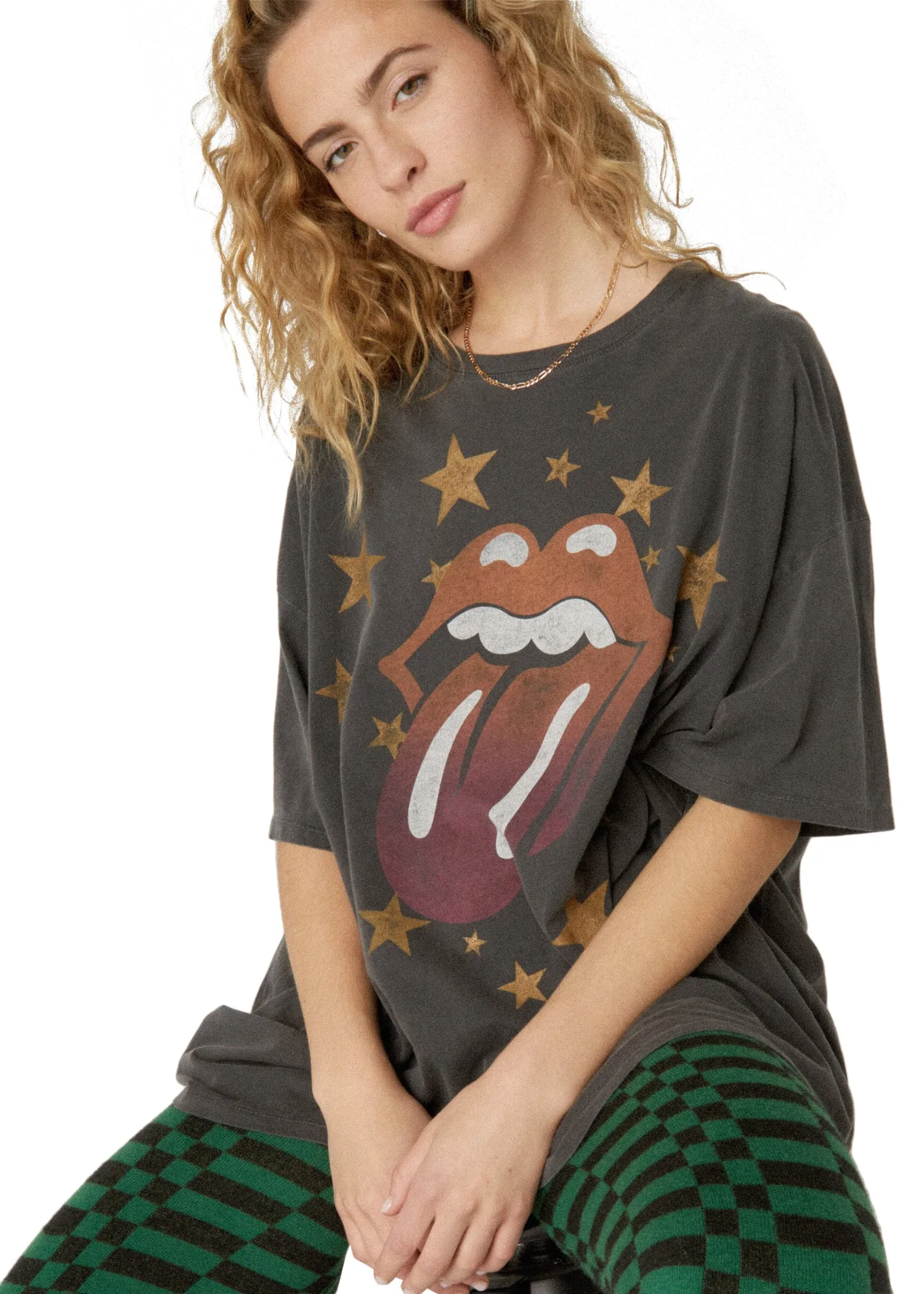 Rolling Stones Oversized Band Shirt by Daydreamer LA