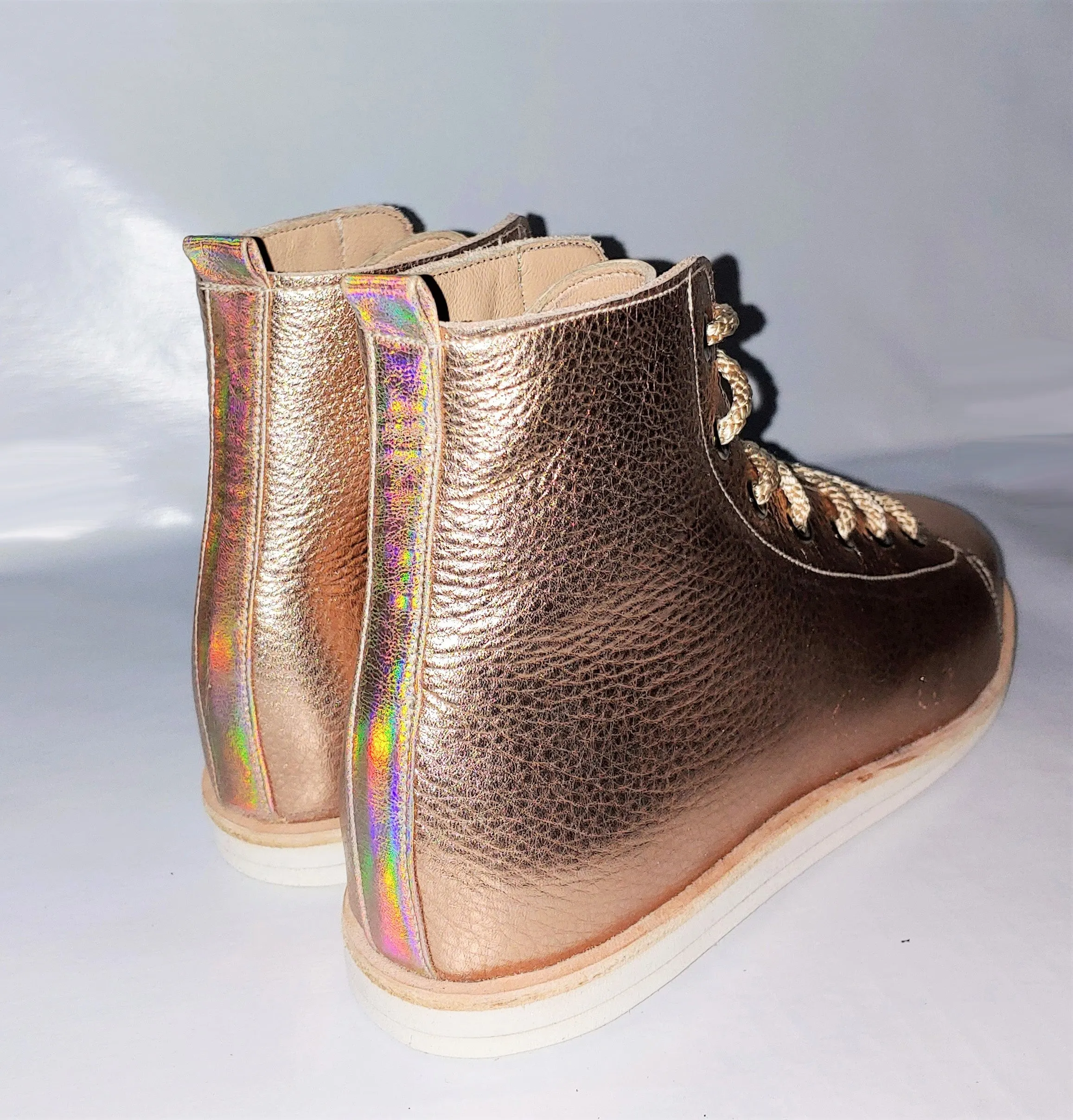 Rose Gold DISCO Hi-Tops