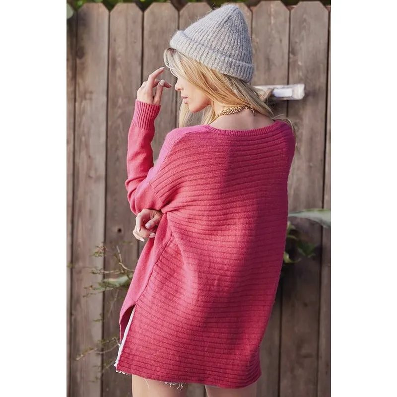 Savannah Coral Sweater