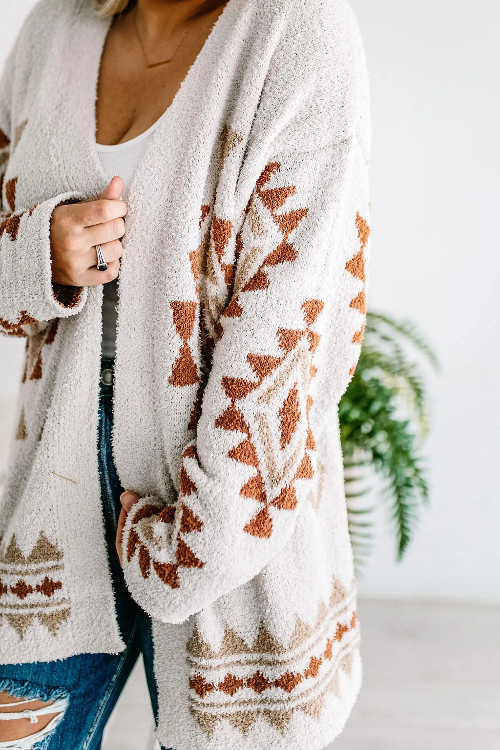 Seasons Change Cozy Aztec Cardigan