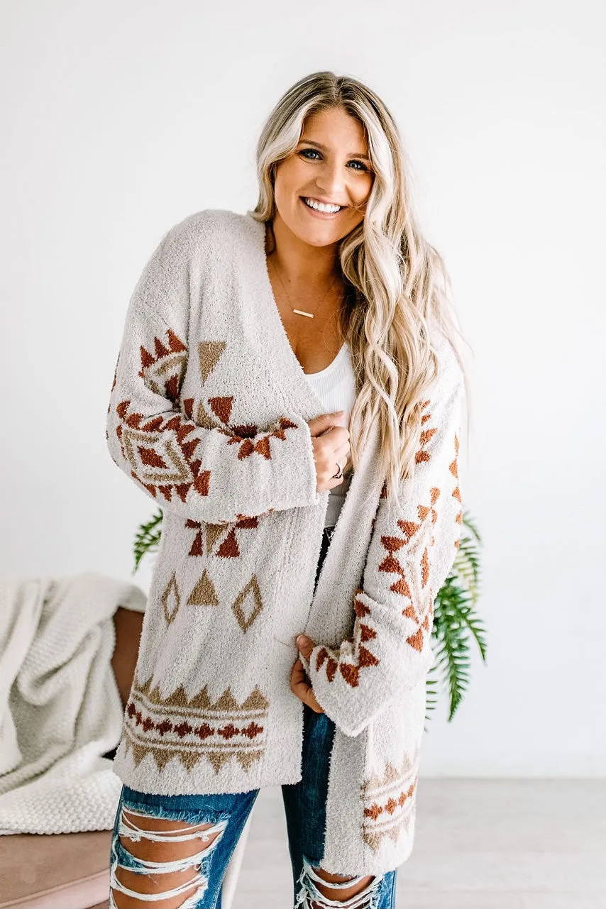 Seasons Change Cozy Aztec Cardigan