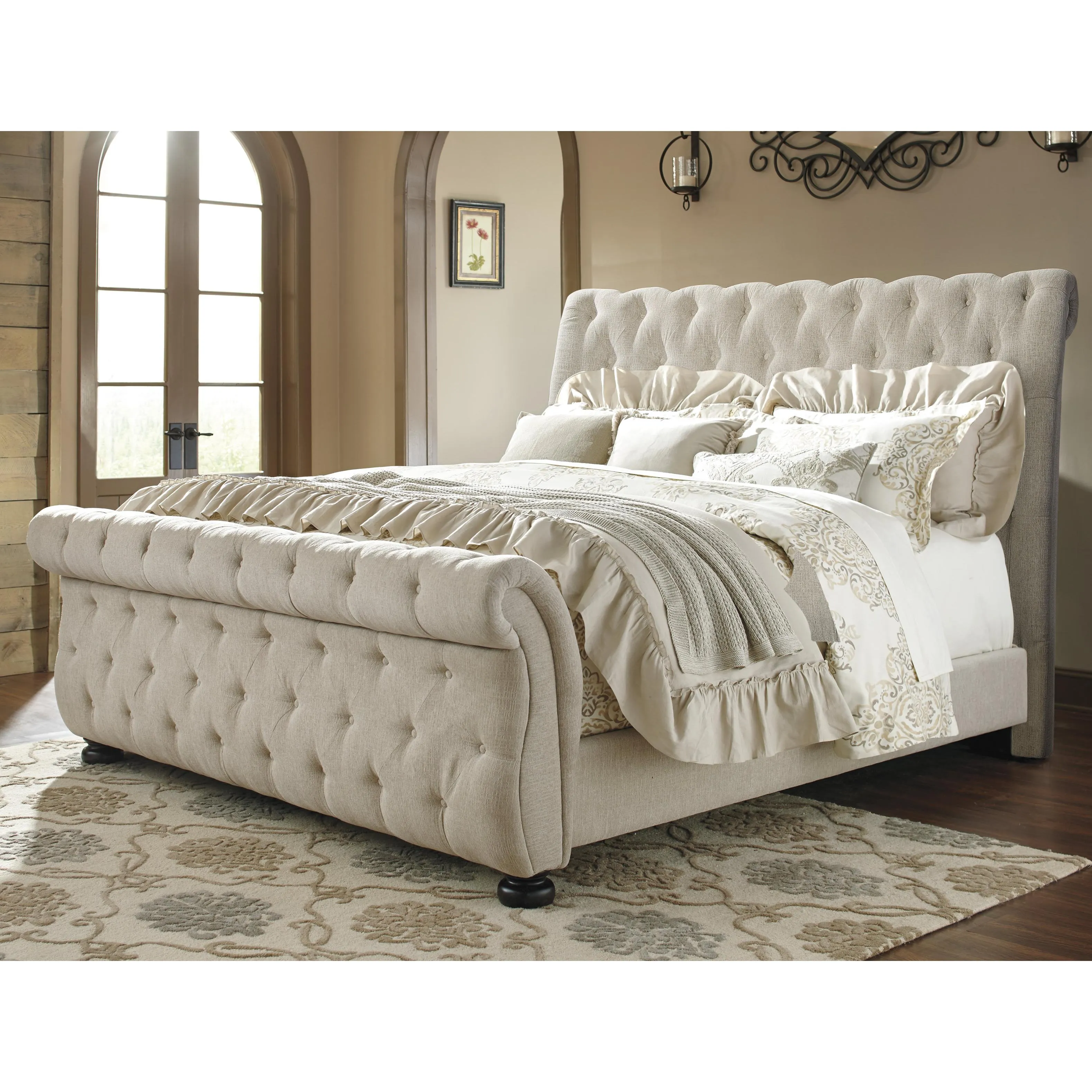 Signature Design by Ashley Willenburg California King Upholstered Bed B643-78/B643-76/B643-95