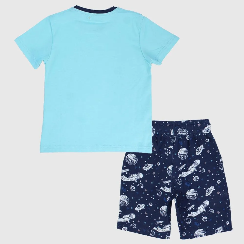 Space Astronaut Short-Sleeved Pajama