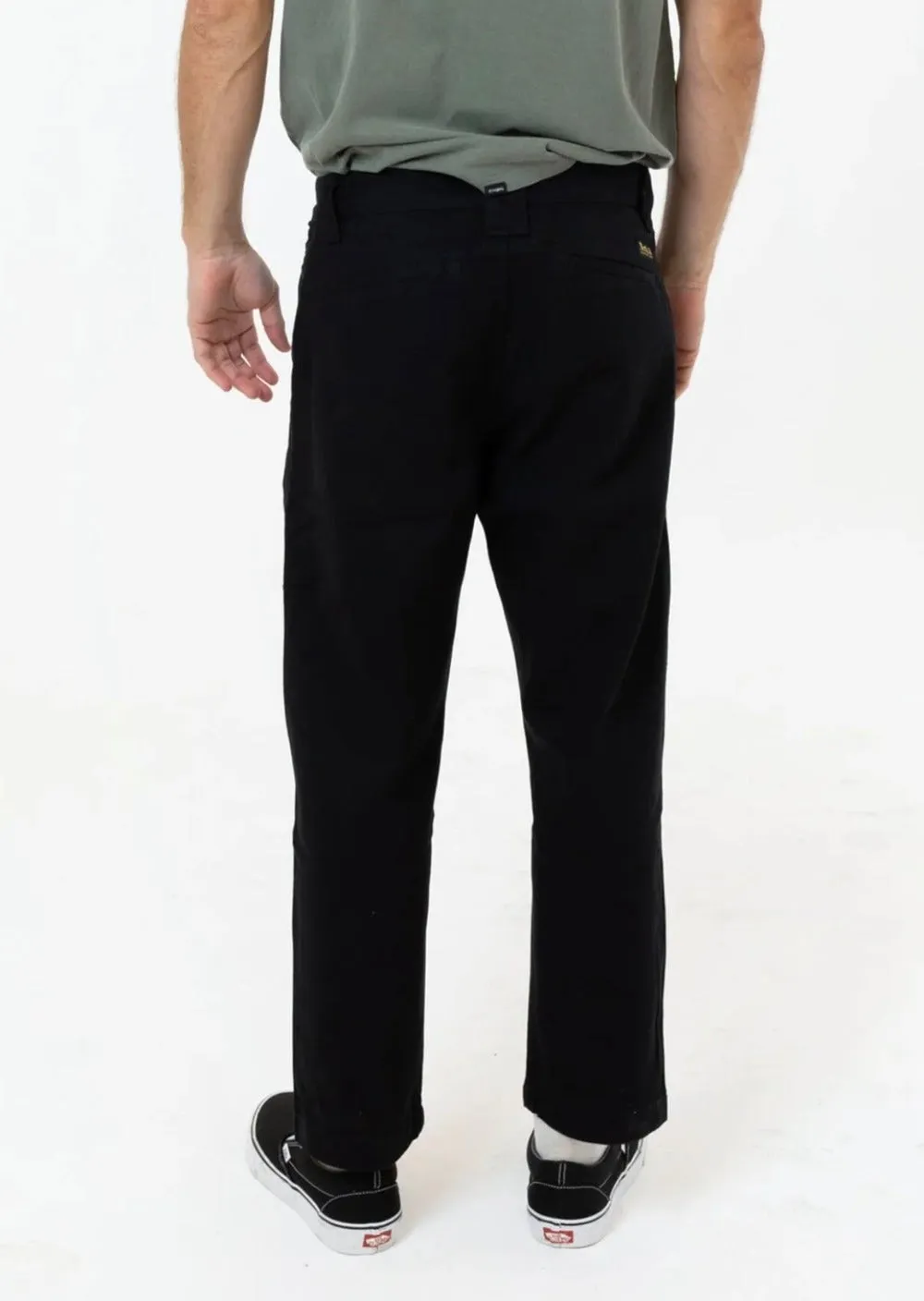 Thrills Union Work Chino Black