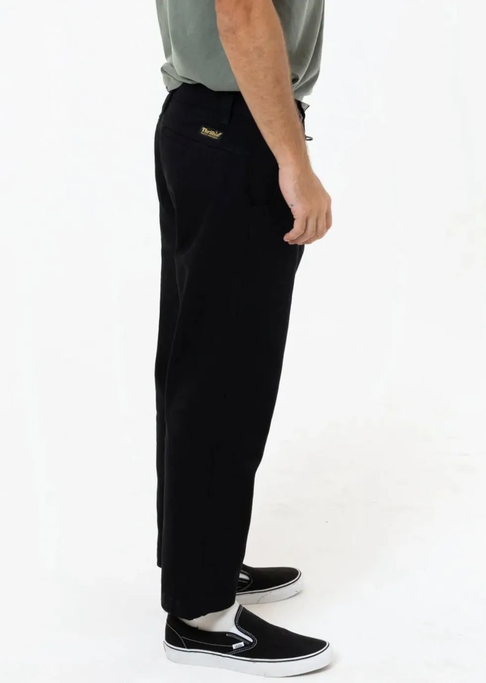 Thrills Union Work Chino Black