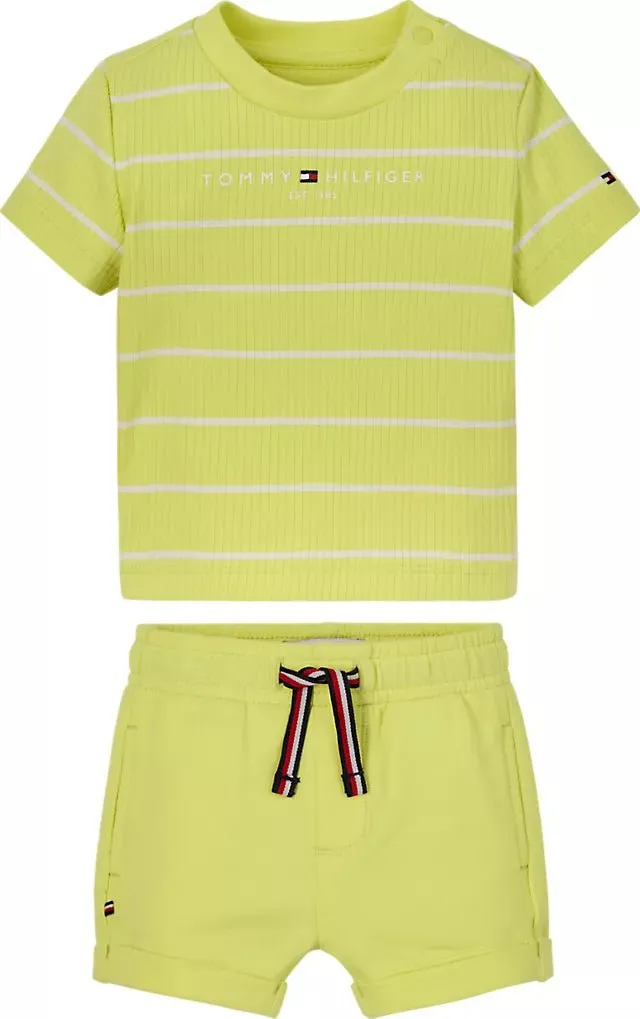 Tommy Hilfiger Striped T-Shirt/Short Set Baby