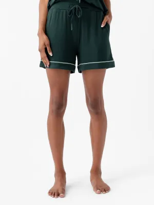 Women's Bamboo Rib-Knit Classic Pajama Short