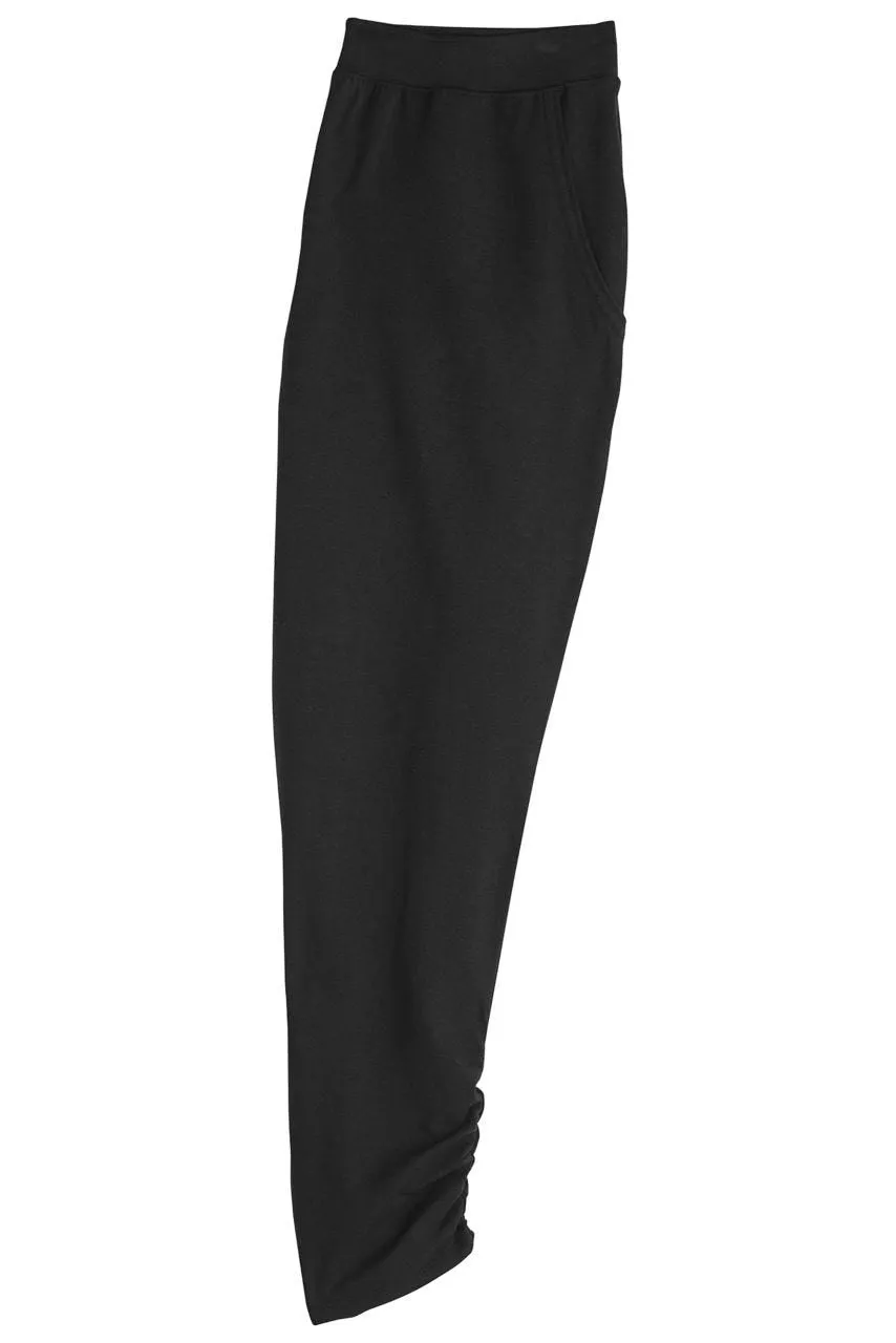 Women's Cafe Ruche Pants  |  Black