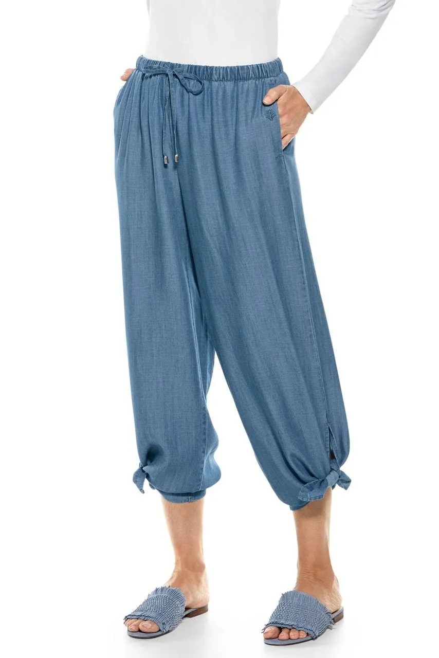 Women's Enclave Wide Leg Pants  |  Light Indigo Chambray