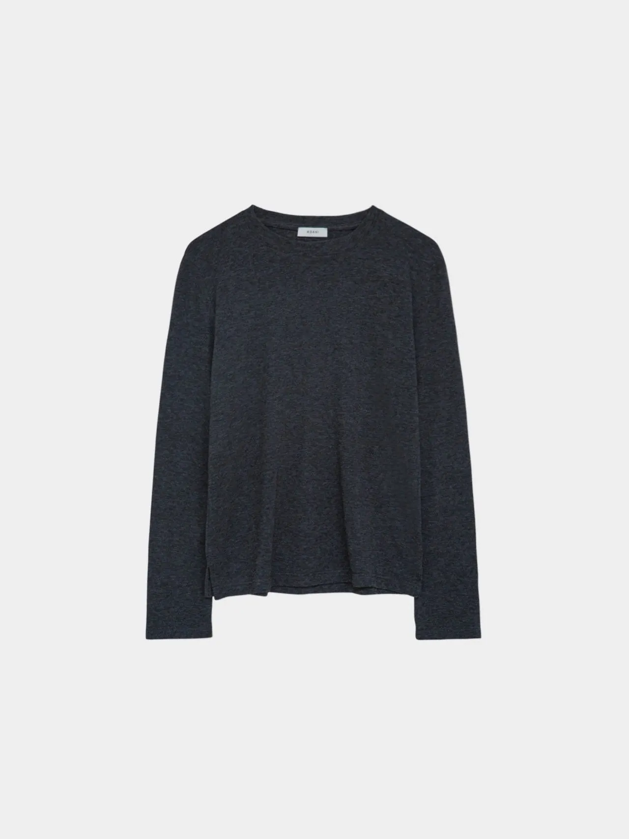 WOOL O-NECK LONG SLEEVE T-SHIRT