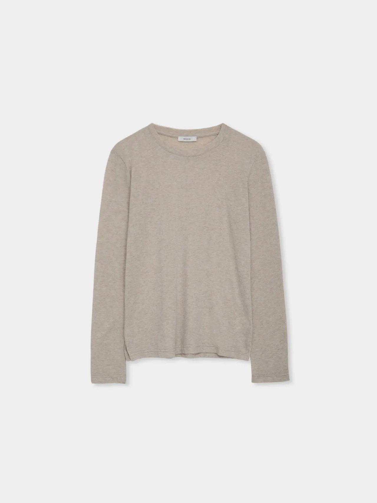 WOOL O-NECK LONG SLEEVE T-SHIRT