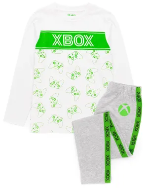 XBOX Pyjamas For Girls Long Sleeve T-Shirt & Leggings Set