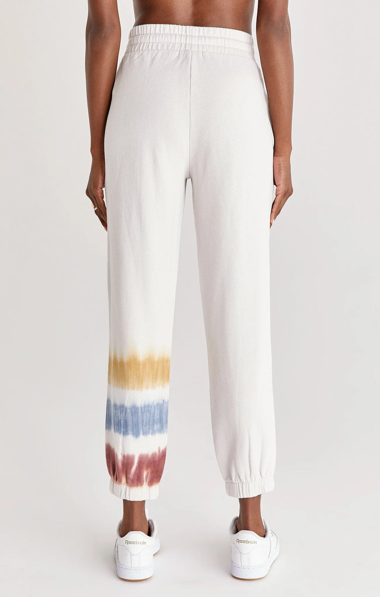 Z Supply Selene Stripe Tie-Dye Fleece jogger