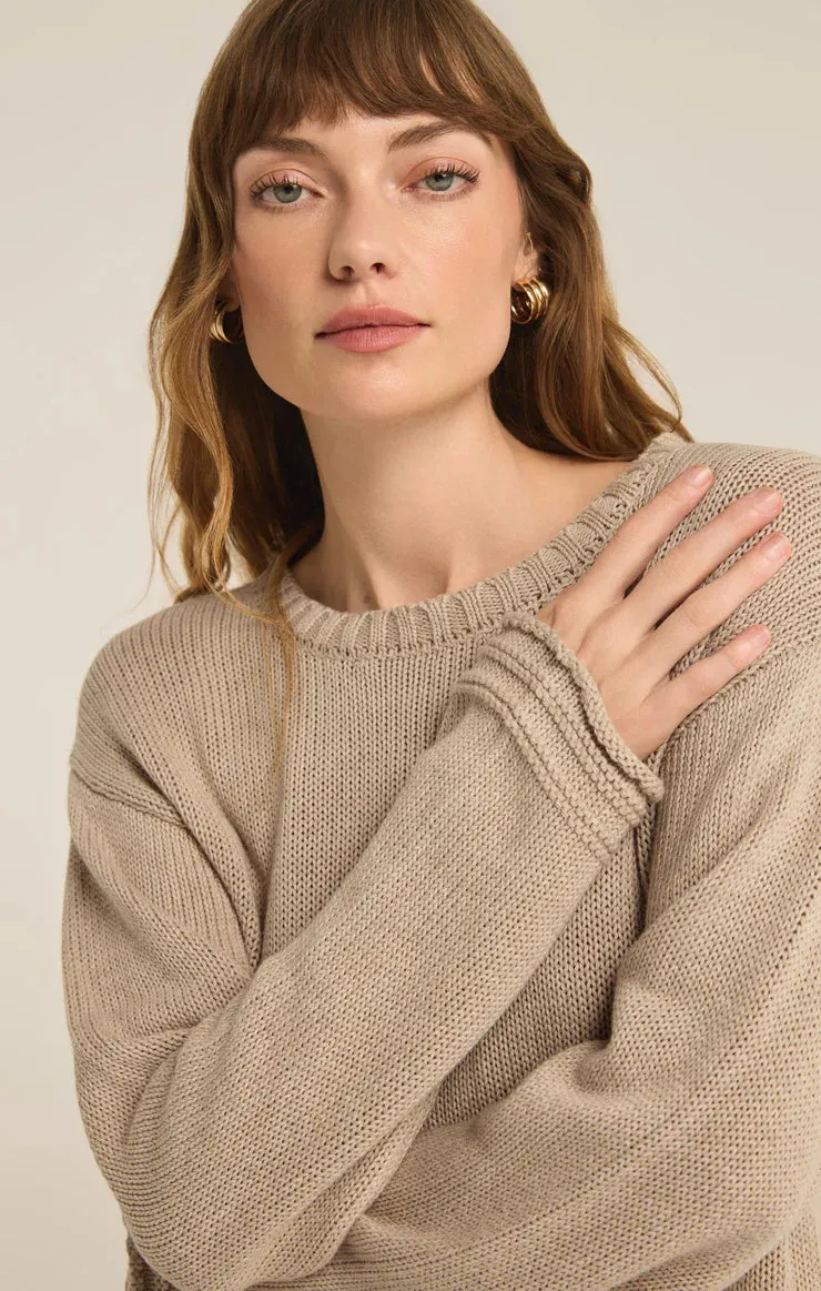 ZSU Emerson Sweater in Oatmeal